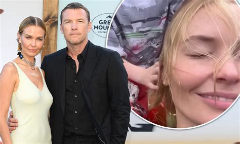 sam worthington kinder|Lara Worthington shares rare footage of her youngest。